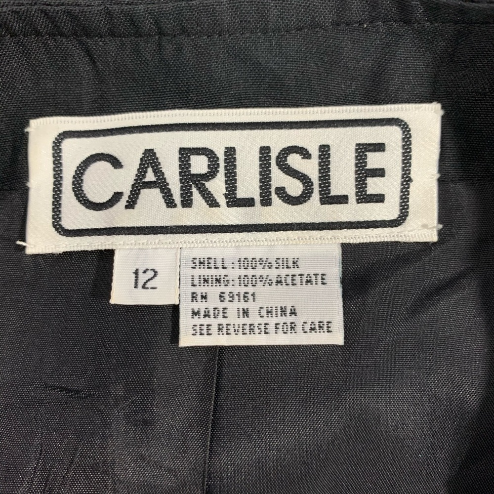 Carlisle Black Silk Jacket - Picture 3 of 4